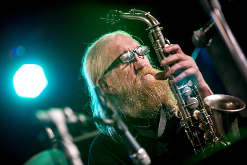 Saxofonista Vratislav Brabenec.