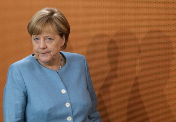 Kancléřka Angela Merkelová. Kancléřka Angela Merkelová.