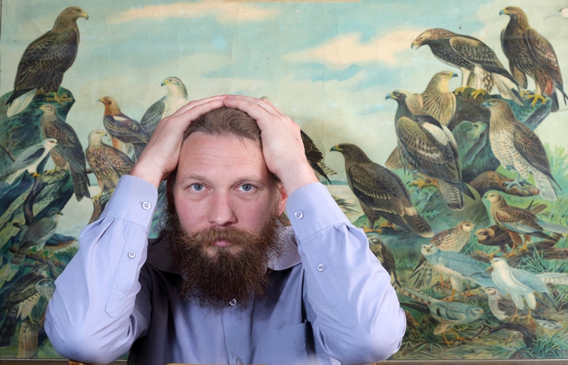 Ornitolog Zdeněk Vermouzek.