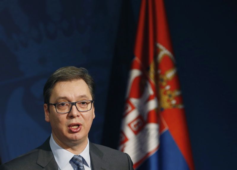 Srbský prezident Aleksandar Vučić.