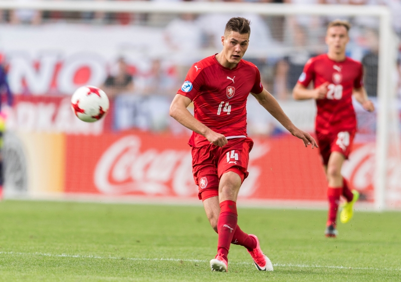 Patrik Schick ve službách reprezentace do 21 let.