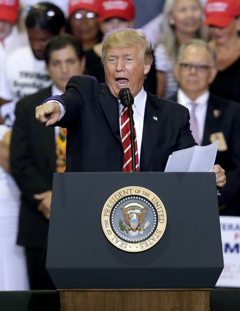 Americký prezident Donald Trump. Americký prezident Donald Trump.