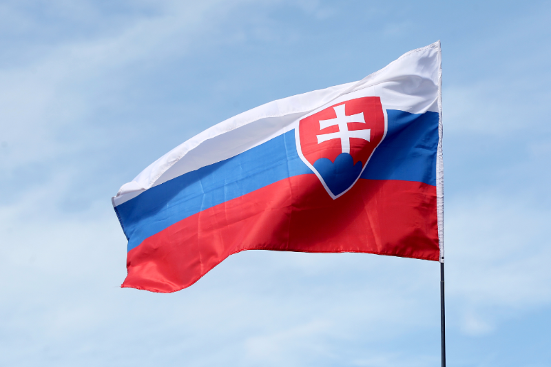 Slovenská vlajka.
