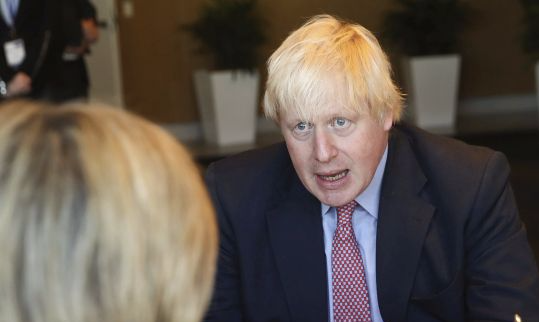 Ministr zahraničí Spojeného království Boris Johnson.
