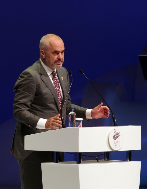 Předseda albánské vlády Edi Rama.