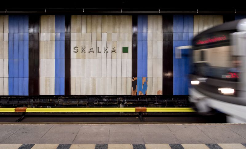 Stanice metra Skalka vyžaduje modernizaci. Stanice metra Skalka vyžaduje modernizaci.