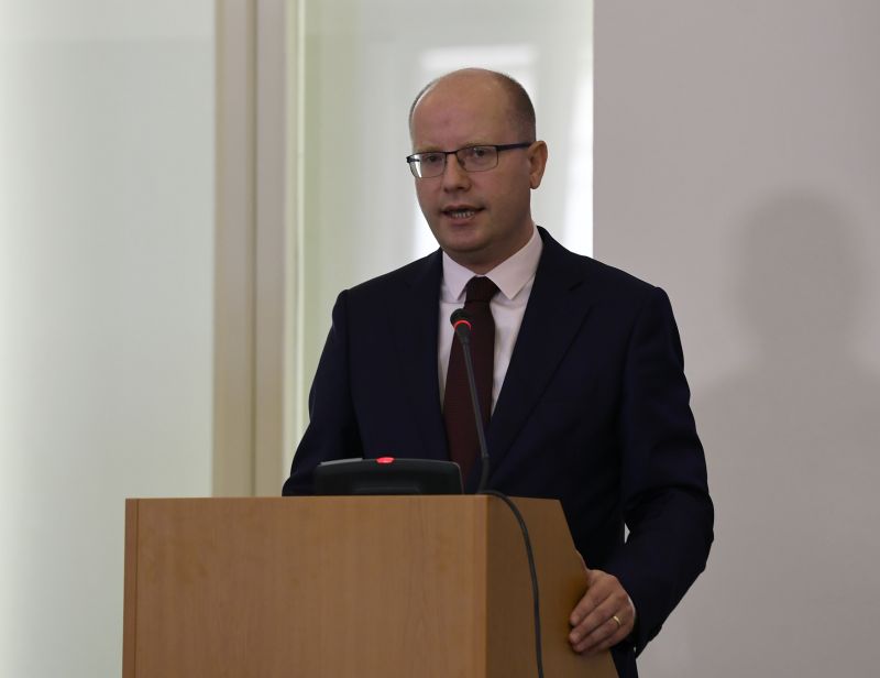 Premiér Bohuslav Sobotka. 