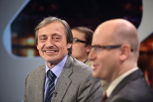 Zleva Martin Stropnický s Bohuslavem Sobotkou.