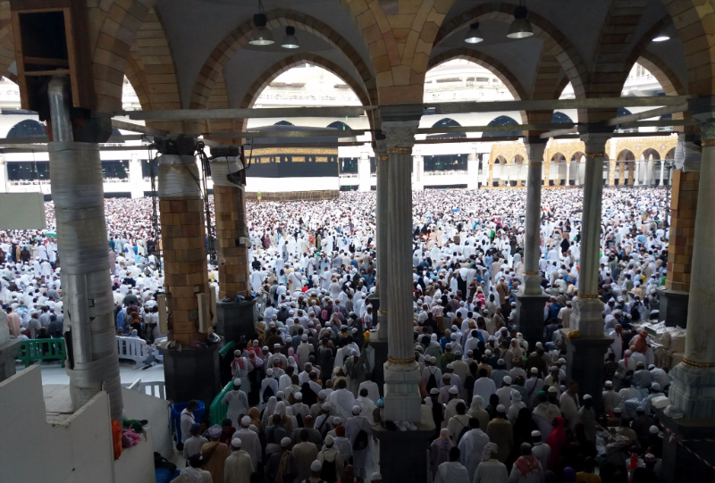 Mekka, rodiště muslimského proroka Mohameda.