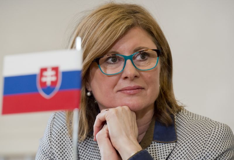 Slovenská ministryně zemědělství Gabriela Matečná. 