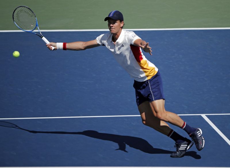 Tomáš Berdych postupuje do další fáze US Open. Tomáš Berdych postupuje do další fáze US Open.