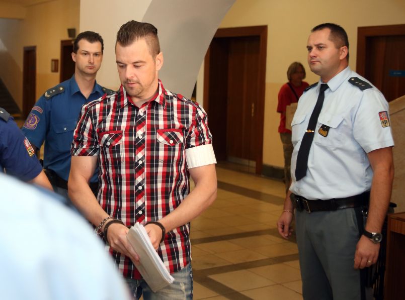 Petr Kramný u soudu.