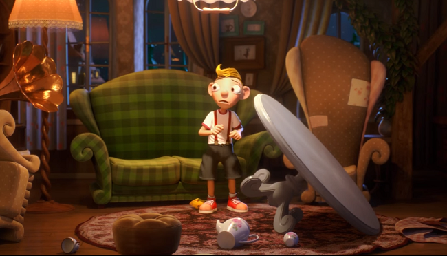 Snímek z filmu Hurvínek a kouzelné muzeum. Snímek z filmu Hurvínek a kouzelné muzeum.