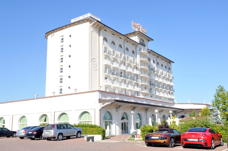 Hotel Italia - domov českých basketbalistů na ME v Rumunsku.