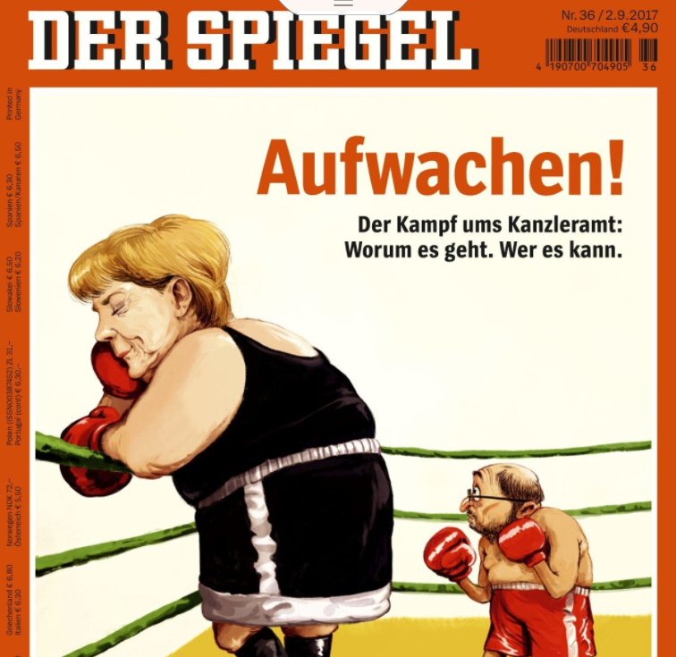 Titulní stránka časopisu Der Spiegel.