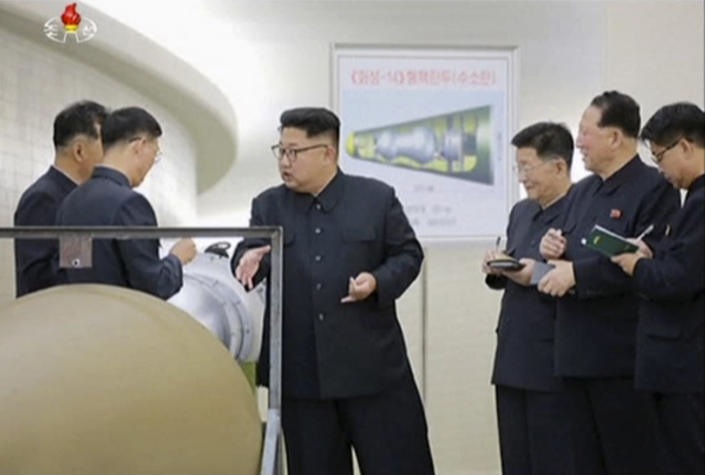 Severokorejský vůdce Kim Čong-un.