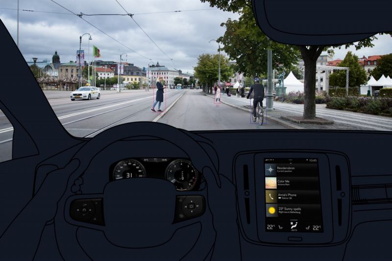 Bezpečnostní technologie usnadňují řidiči pohyb po městě. 