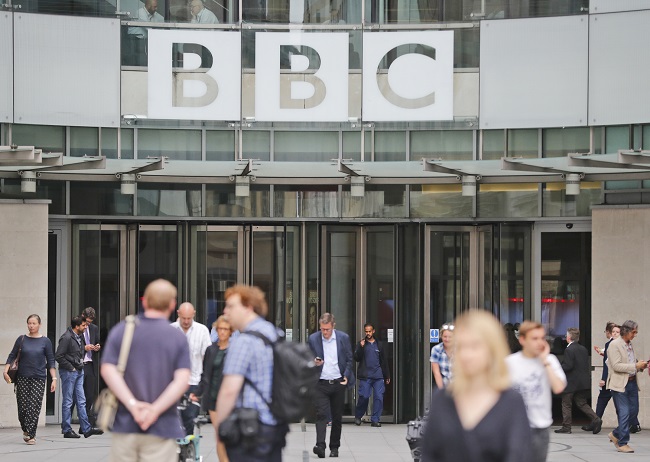 Britská zpravodajská společnost BBC.