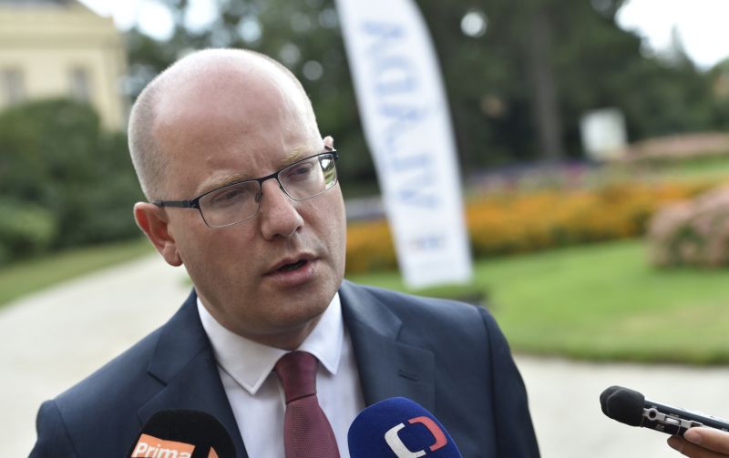 Premiér Bohuslav Sobotka. 