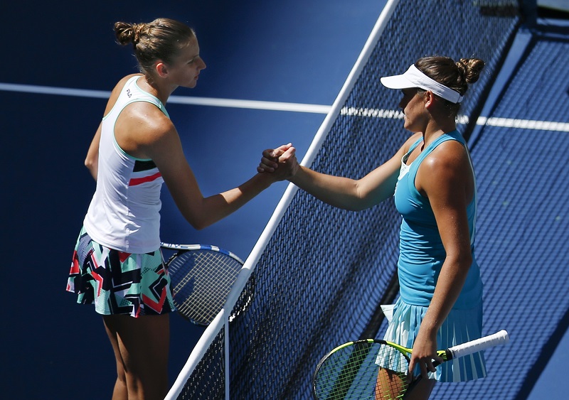 Česká hráčka Karolína Plíšková po vítězném osmifinálovém zápase postupuje do čtvrtfinále US Open.