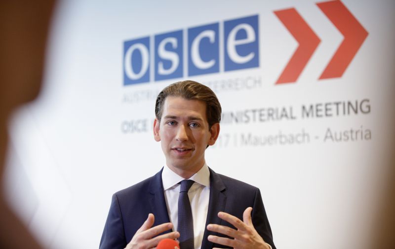 Rakouský ministr zahraničí a šéf lidovců Sebastian Kurz.