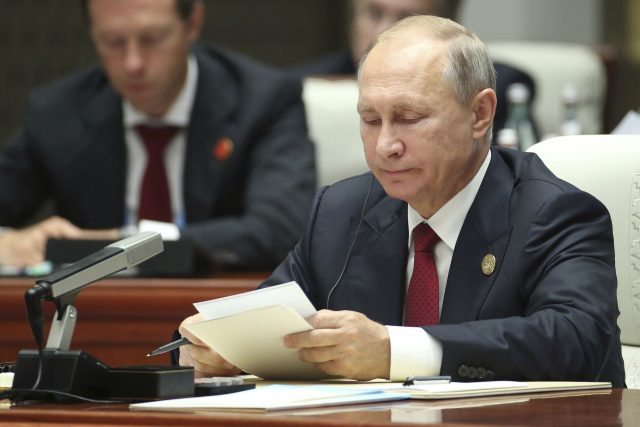Ruský prezident Vladimir Putin.