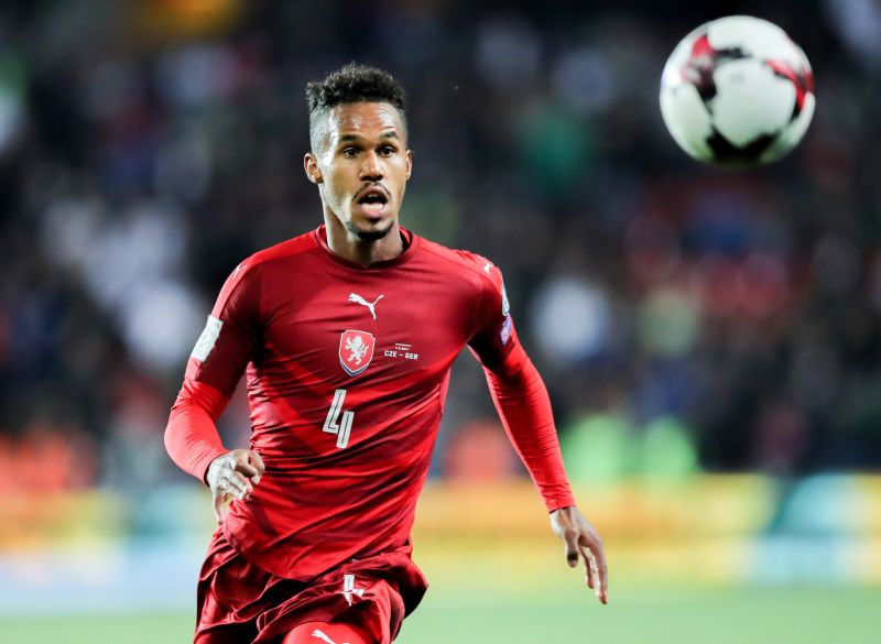 Obránce národního mužstva Theodor Gebre Selassie.