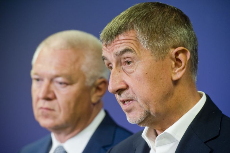 Jaroslav Faltýnek (vlevo) a Andrej Babiš.