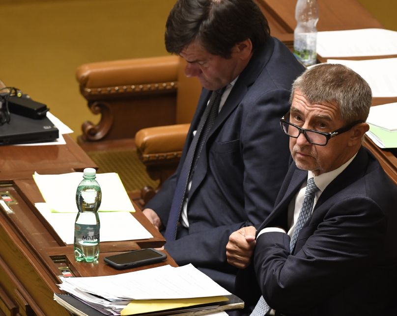 Poslanec Andrej Babiš v poslanecké sněmovně.