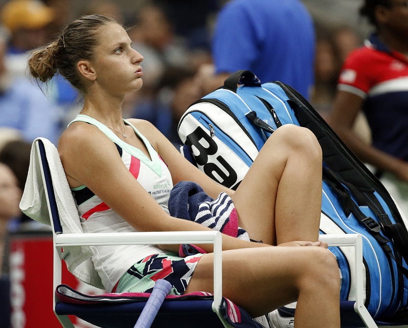 Česká tenistka Karolína Plíšková na US Open.