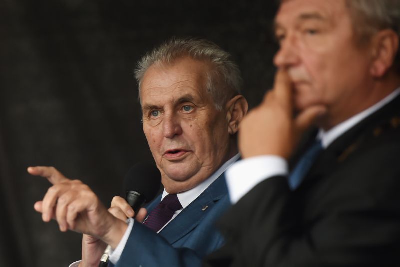 Prezident Miloš Zeman.