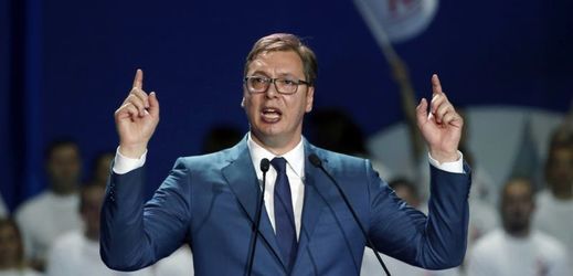 Srbský prezident Aleksandar Vučić.