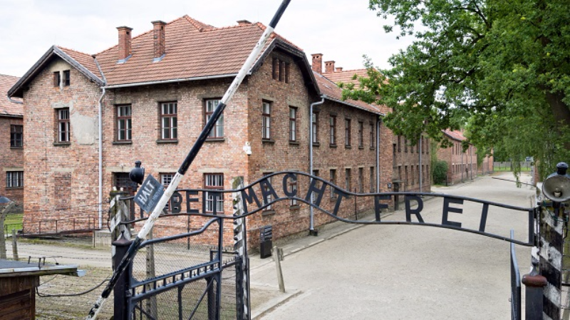 Koncentrační tábor Osvětim. 