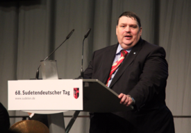 Šéf sudetských Němců Bernd Posselt.