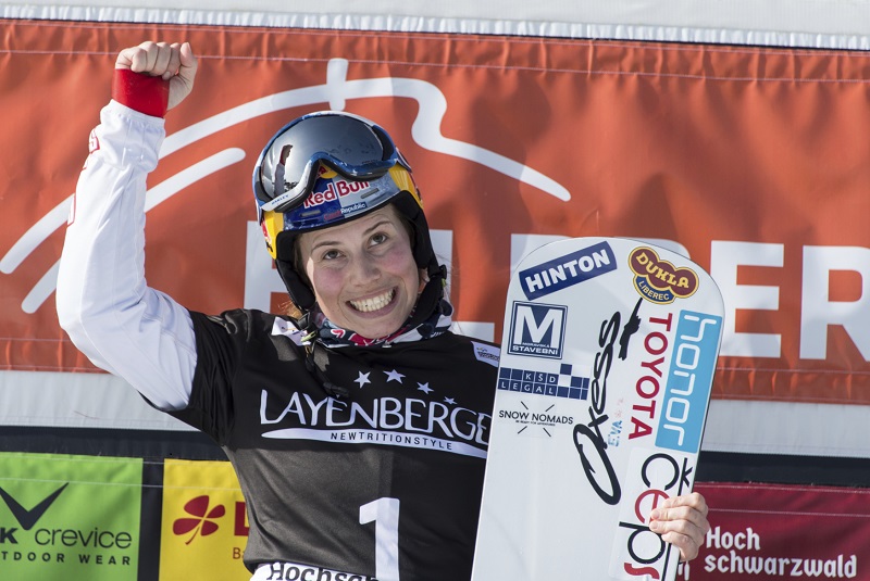Snowboardistka Eva Samková.
