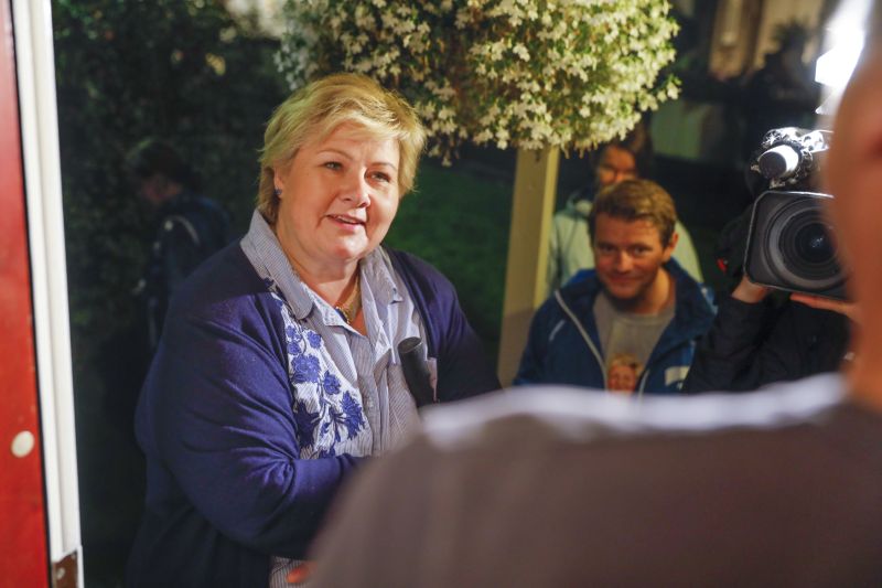 Norská premiérka Erna Solbergová.