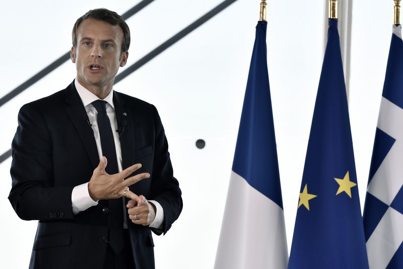Francouzský prezident Emmanuel Macron.