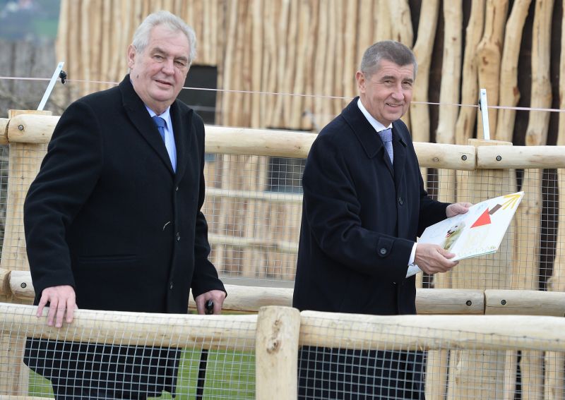 Miloš Zeman a Andrej Babiš.