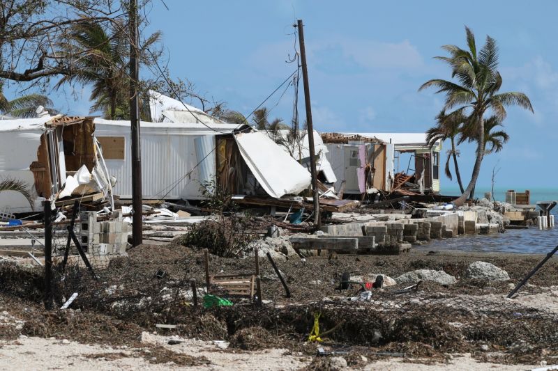 Škody po hurikánu Irma, Florida.