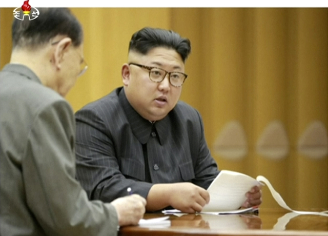 Severokorejský vůdce Kim Čong-un. Severokorejský vůdce Kim Čong-un.