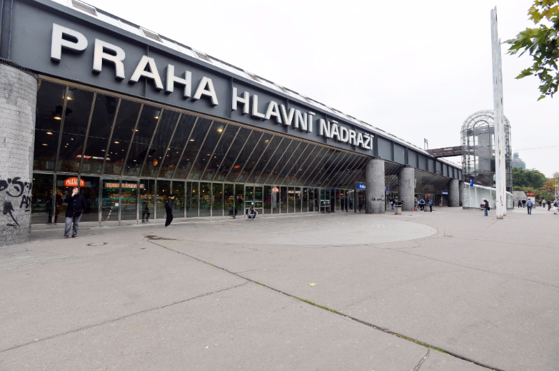 Hlavní nádraží Praha.