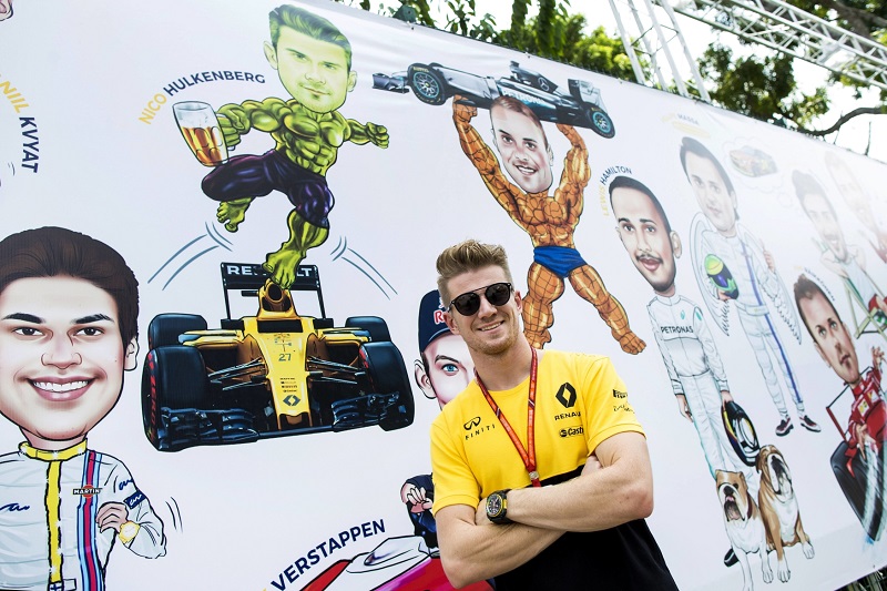 Pilot Formule 1 Nico Hülkenberg (ilustrační foto). Pilot Formule 1 Nico Hülkenberg (ilustrační foto).