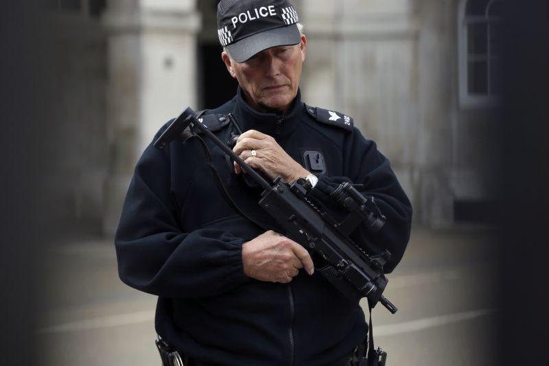 Britský policista.