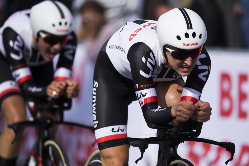 Závodnice stáje Sunweb.