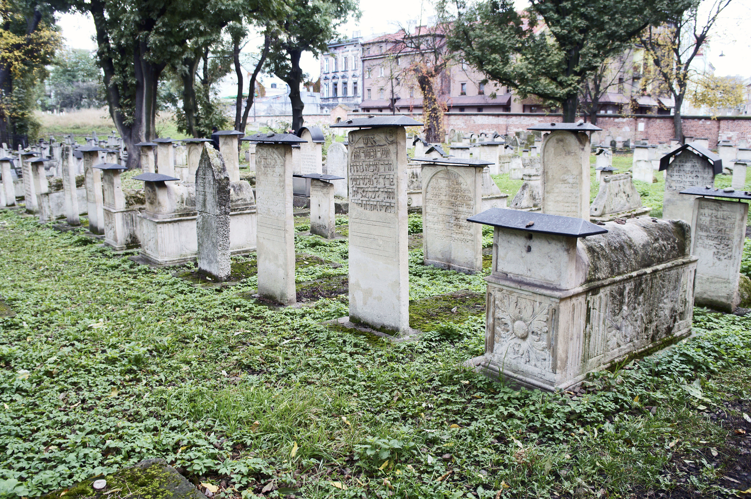 Starý židovský hřbitov ve čtvrti Kazimierz ve Varšavě.