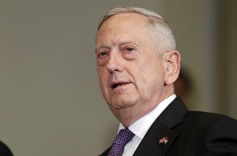 Ministr obrany USA Jim Mattis.