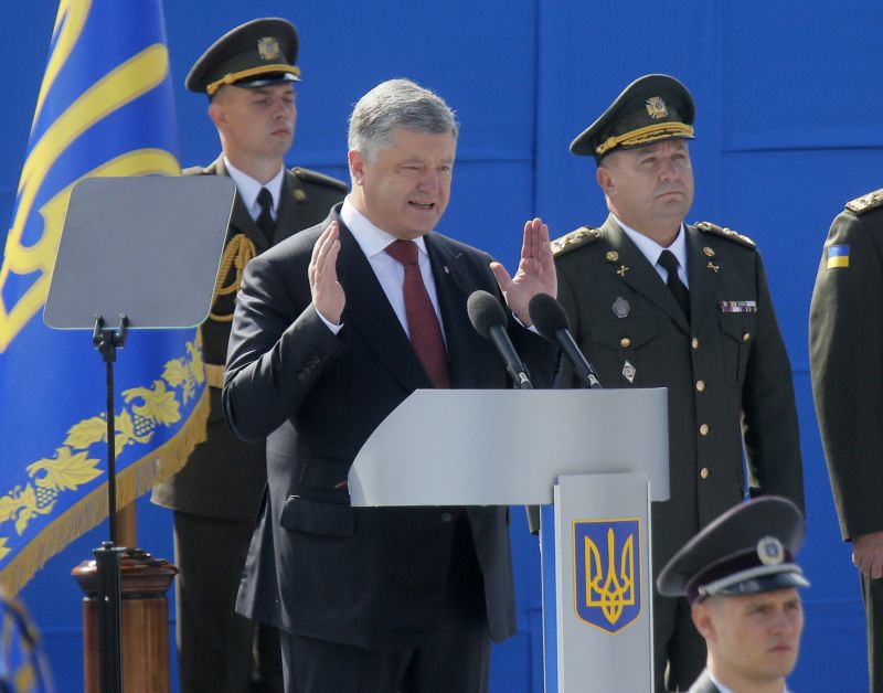 Ukrajinský prezident Petro Porošenko.