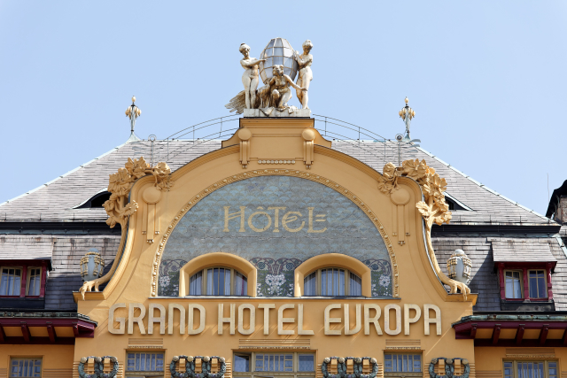 Grand hotel Evropa v Praze (ilustrační foto).