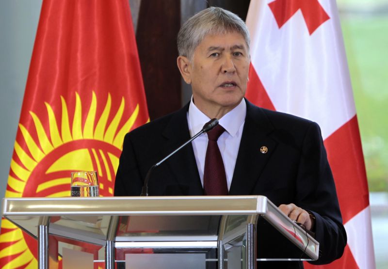 Prezident Kyrgyzstánu Almazbek Atambayev.