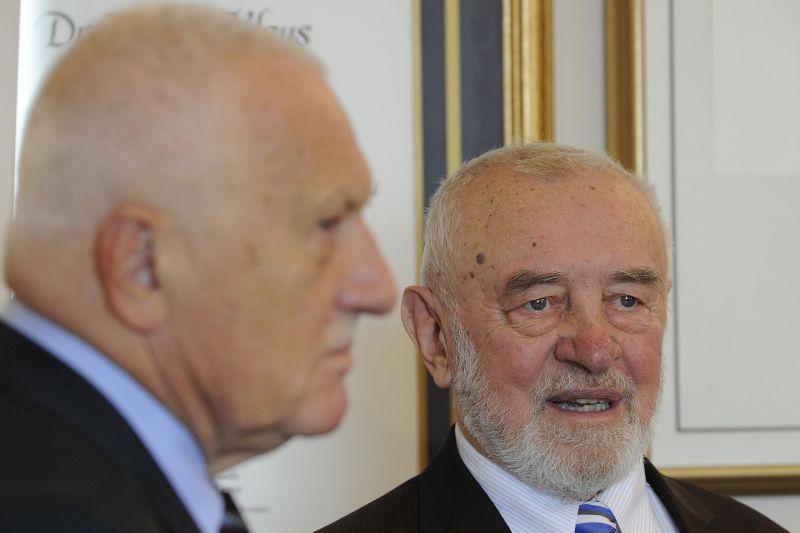 Václav Pavlíček (vpravo) a Václav Klaus.